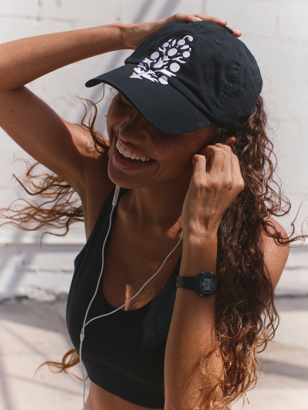 Free people Black Baseball Cap big bull